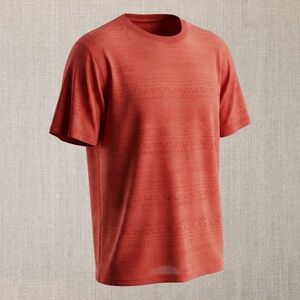 Mens Influence Red Pattern T-Shirt